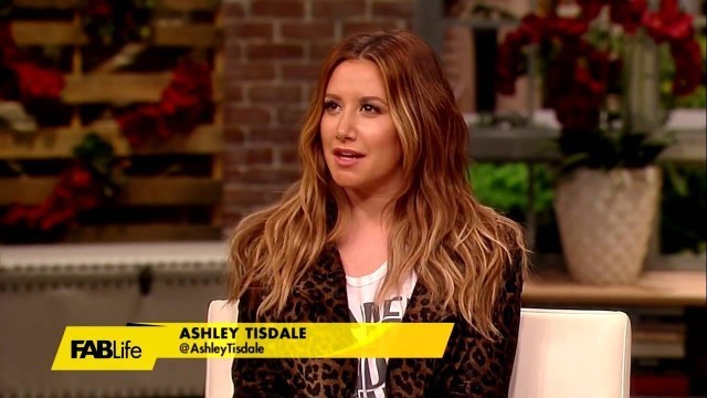 'Ashley Tisdale Talks Fashion on FabLife Show'