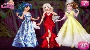 'Disney Frozen games Princesses at Miss College Pageant and Barbie Trend Alert Midi Skirts'