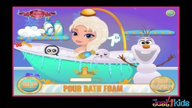 'Elsa Shower - Frozen Dress Up Games For Girls'