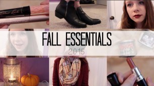 'Fall Essentials 2015!'