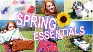 'Spring Essentials 2015 | Ashley Hudson'