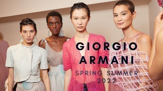 'Giorgio Armani Spring Summer 2022 Milan Fashion Week'