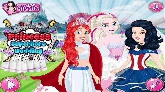 'Best Disney Frozen Dress up games: Princess Superhero Wedding and Barbie\'s Fairytale Book'