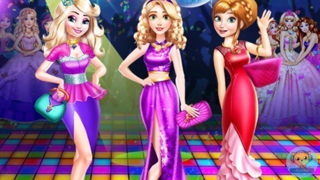 'Disney Princess Fashion Prom - Frozen Disney princess videos for girls - 4jvideo'