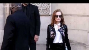 'Isabelle Huppert - Giorgio Armani Privé fashion show in Paris - July 3rd 2018'