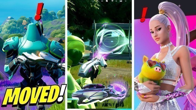 'Fortnite MEGA Update Boss Locations, POI Changes & Ariana Fashion Show!'