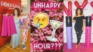 'Gypsy Vlog #11 | Fashion to Figure HQ, NYX Store Opening + Unhappy Hour'