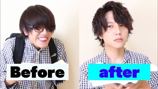 'when a loser learns how to set his hair. | Japanese Men\'s hair style'