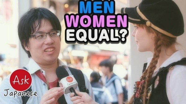 'Are men and women equal in Japan? Ask Japanese BOYS about their opinion on gender equality'