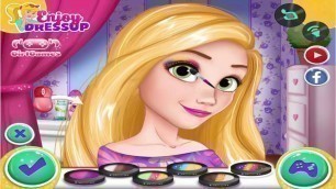 'Frozen Elsa, Anna and Rapunzel Best Makeup and Dress up Game'