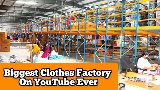 'Largest Clothes Manufacturing Factory / Franchise Model / Krish Fashion Bengaluru'