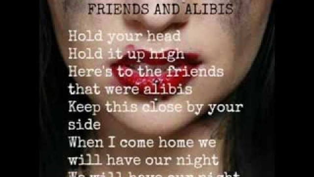 'Escape the Fate - Friends and Alibis w/ Lyrics on Screen'