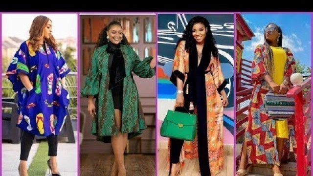 'African Print Kimono | Kimono Outfit | Trending Ankara Kimono Jackets And Dresses For 2021'