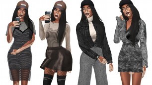 'The Sims 4: Fashion Blogger Lookbook | Sim + FULL CC LIST!'