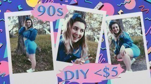 'DIY 90s Crop & Scrunchie'