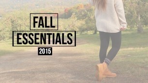 'Fall Essentials 2015 | Dana Jean'