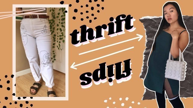 'THRIFT FLIP// DIY 90\'s Slit Dress & Easy Clothes Revamp'