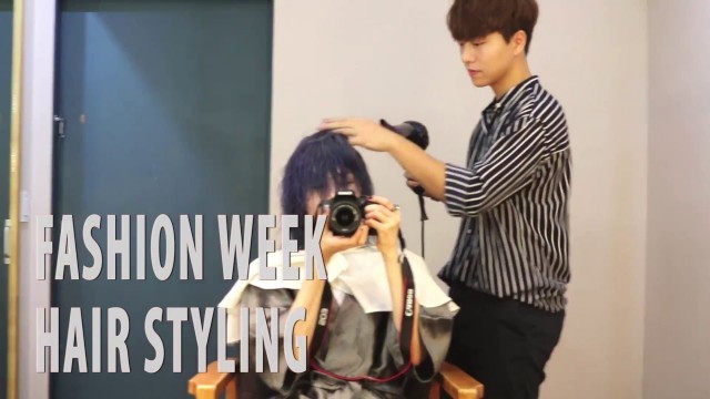 '패션위크 2017 S/S 스타일링 - seoul fashion week hair styling - 기우쌤(kiu)'