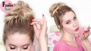 'super cute buns for long hair  Fashion Alert'