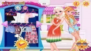 'Disney Frozen Games - Sisters Summer Trend Alert With Elsa And Anna'