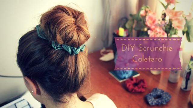 '90s Style Series: DIY Coletero - Scrunchie | Carolina Llano'