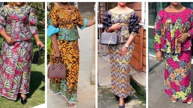 'SUPER FABULOUS AFRICAN DRESSES STYLES FOR BEAUTIFUL LADIES IN AFRICAN PRINT.CONGOLESE WOMEN FASHION'