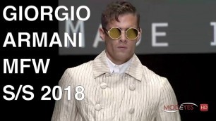 'GIORGIO ARMANI | SPRING SUMMER 2018 | FASHION SHOW HD'