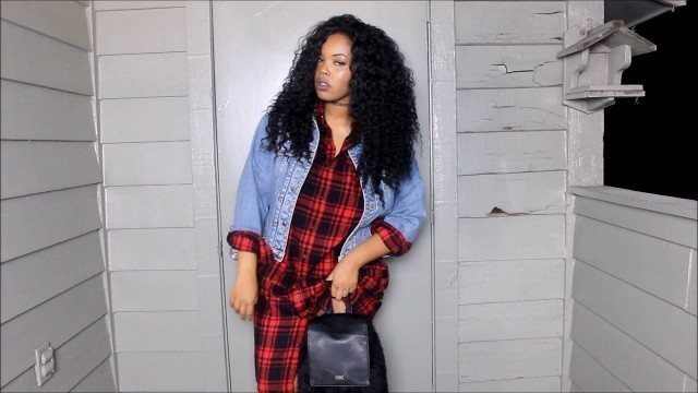 'OOTD : DIY Long Oversized Flannel 90\'s Inspired Look | PattieCakeeee'