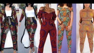 'THE GIRLS PUSHING ANKARA JUMPSUITS TO STREET STYLE FASHION || AFRICAN FASHION ANKARA JUMPSUIT STYLE'