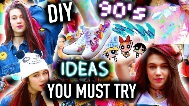 'DIY Project Ideas - 90’s Inspired: You MUST Try - Easy and Tumblr'