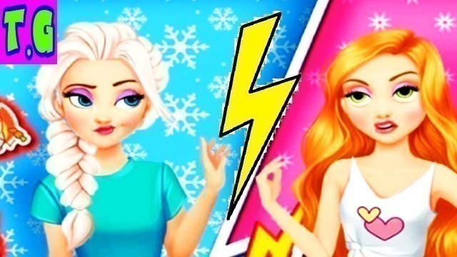 'Disney Frozen Elsa And Rapunzel Princess Rivalry - Fun Princess Games for Girls 2018'