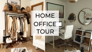 'WORK FROM HOME OFFICE TOUR (FASHION BLOGGER EDITION)'