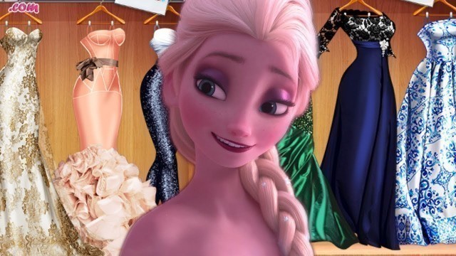 'Frozen Princess Elsa Diamond Ball Dress up Free Game'