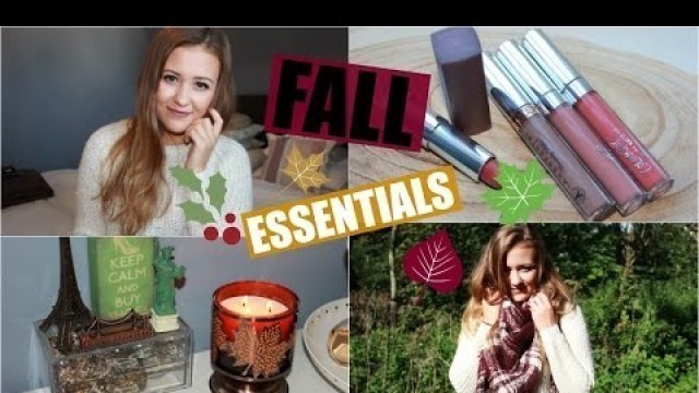 'Fall 2015 Essentials | Candles, Makeup, Fashion, Nails, Drinks & More!'